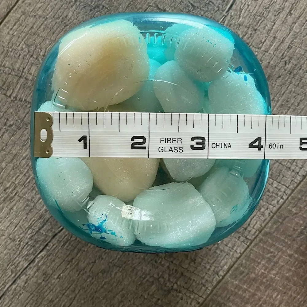 Unique, Vintage, Blue, Jarden Mason Jar ( “Marshmallow” Soap Included)  Decor.